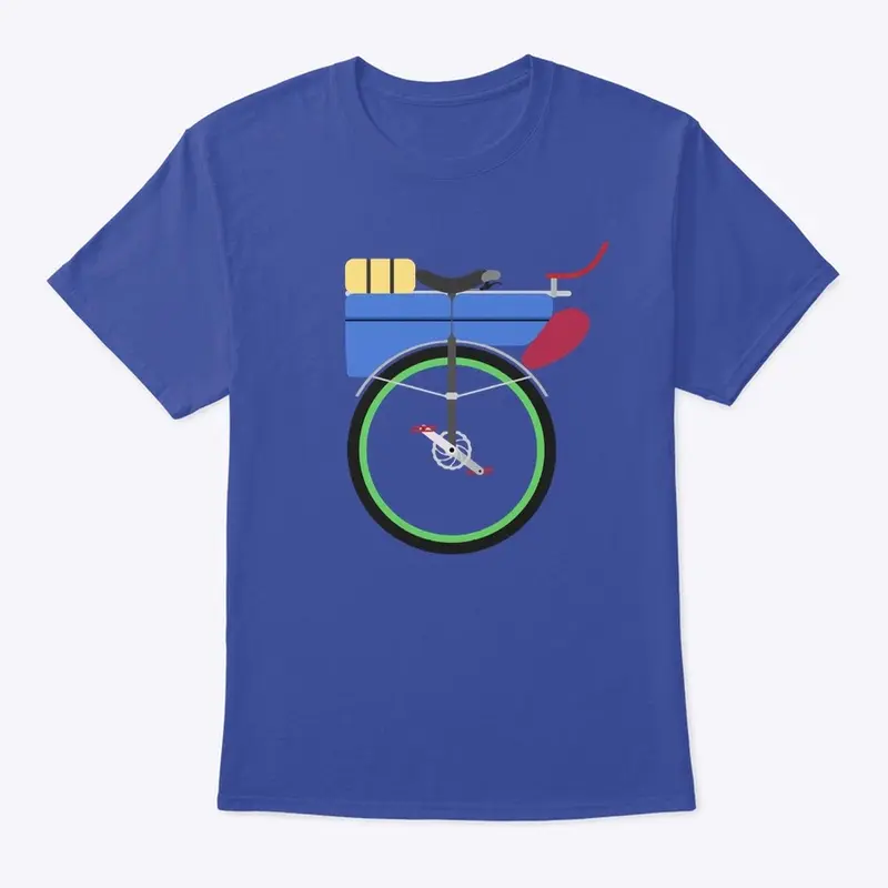 Ed's Unicycle T-Shirt (Royal Blue)