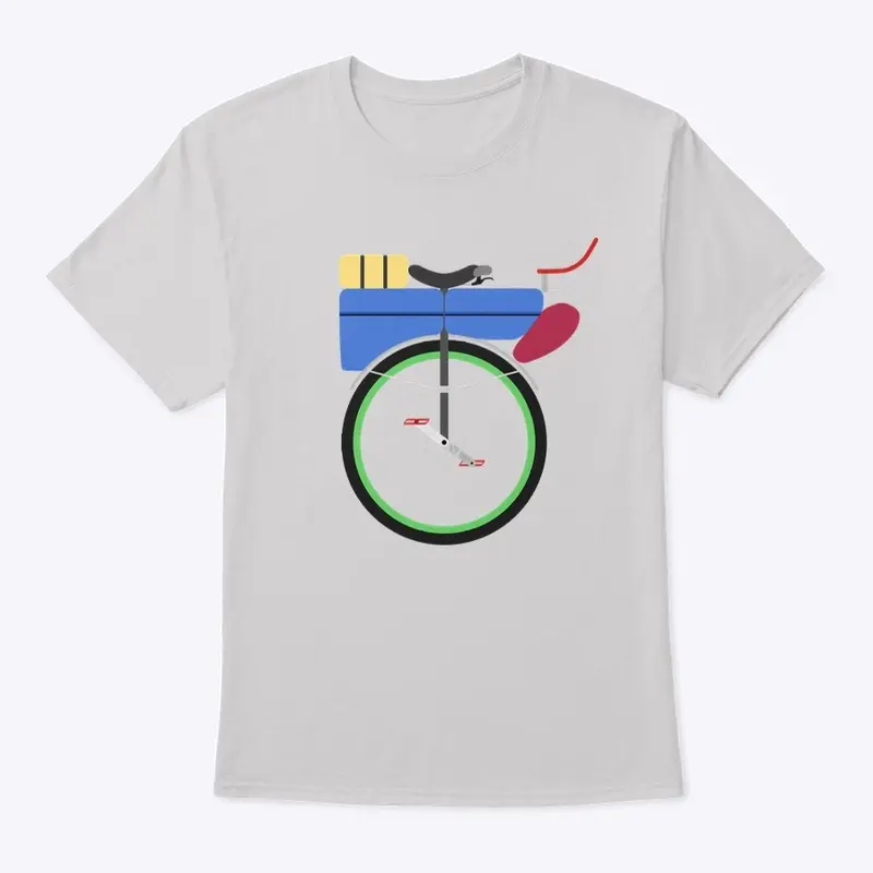 Ed's Unicycle T-Shirt (Light Steel)